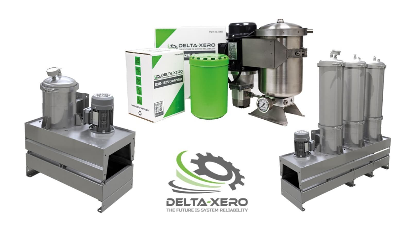 The Delta-Xero range of offline fluid-conditioning systems and replacement cartridges